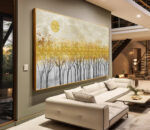 QUADRO PAISAGEM ABSTRATA DECOR - Imagem 4