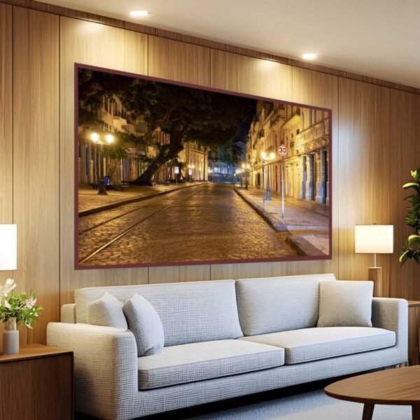 QUADRO RUA BOM JESUS A NOITE