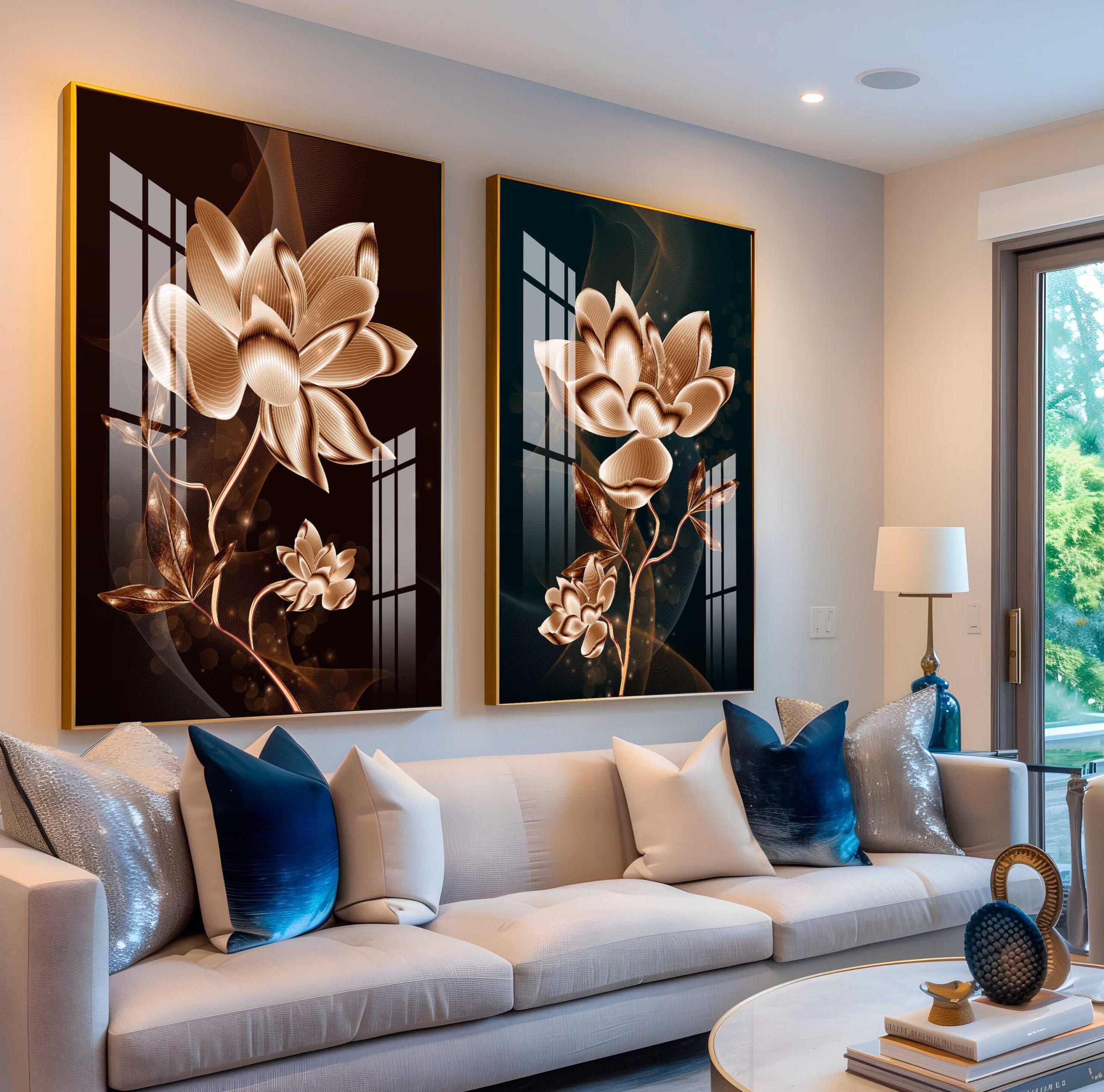 D2 KIT DECORATIVO FLORAIS DECOR - Imagem 1