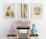 CONJUNTO ILUSTRAÇÃO LOVE FLORAL - Imagem 5