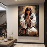 QUADRO ABSTRATO JESUS EM ORAÇÃO