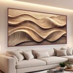 QUADRO ABSTRATO MODERNO LUXO DECOR