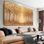 QUADRO ABSTRATO EM PINTURA DE PAISAGEM - Imagem 4