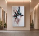 QUADRO EM ABSTRATAO ARTISTICO DECOR - Imagem 4