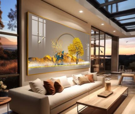 QUADRO EM MODERNA ILUSTRAÇÃO ARTE DECOR