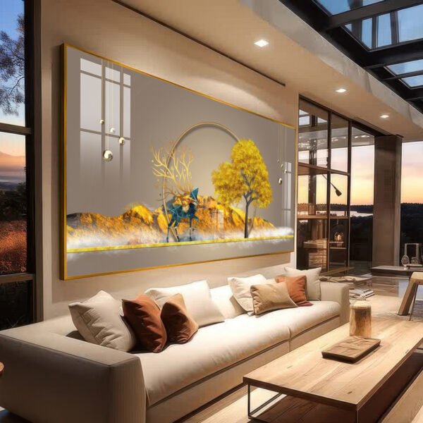 QUADRO EM MODERNA ILUSTRAÇÃO ARTE DECOR