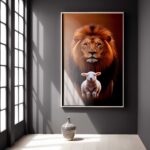 QUADRO O LEÃO E A OVELHA - Imagem 5