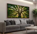 QUADRO EM BELA ÁVORE DA VIDA NATURAL - Imagem 4