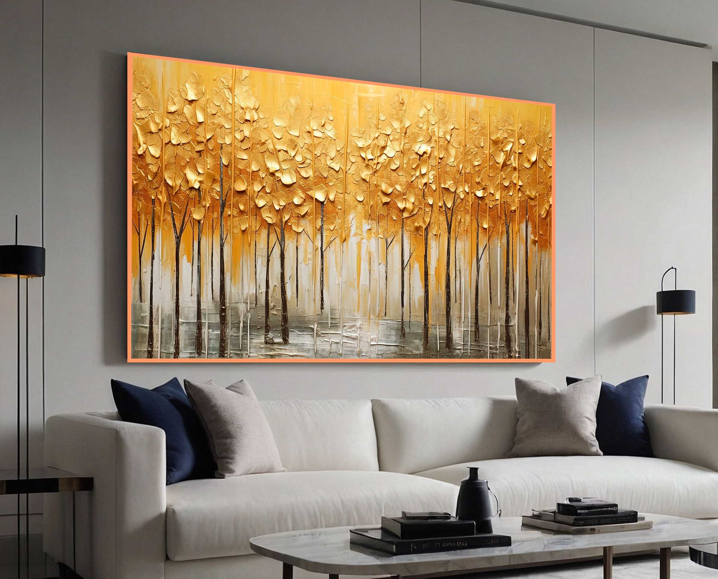 D2 QUADRO ARVORE ABSTRATA DECOR - Imagem 1