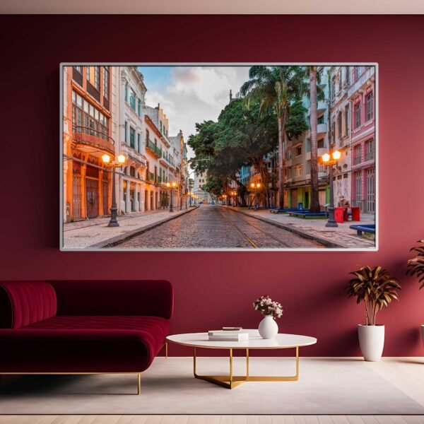 QUADRO RUA DO BOM JESUS DE LÁ PRA CÁ