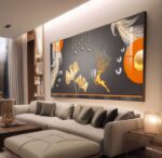 QUADRO EM MODERNA ARTE EM ILUSTRAÇÃO DECOR - Imagem 3