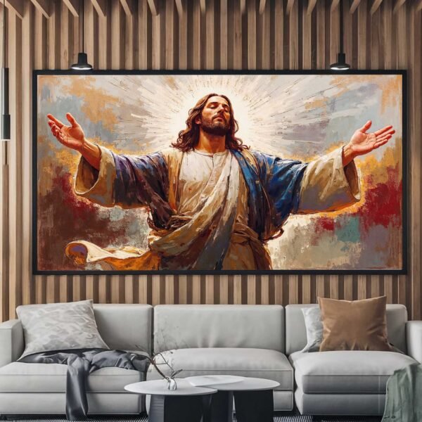 QUADRO JESUS DE BRAÇOS ABERTOS