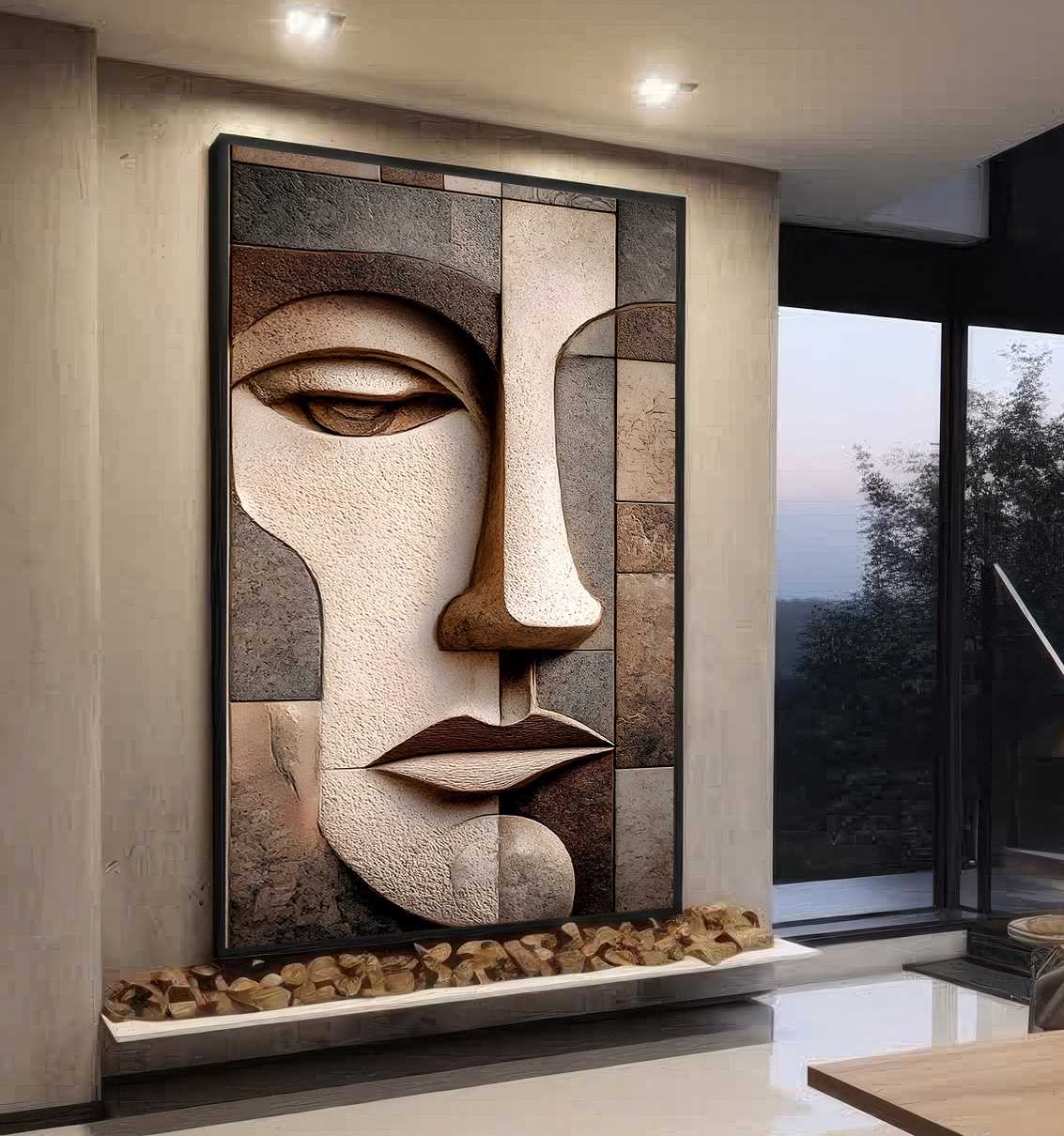 D3 QUADRO ARTE ABSTRATA EM 3D MODERNO - Imagem 1