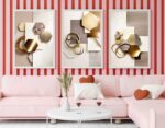 CONJUNTO 3D ABSTRATOS GEOMETRICOS 3D - Imagem 4