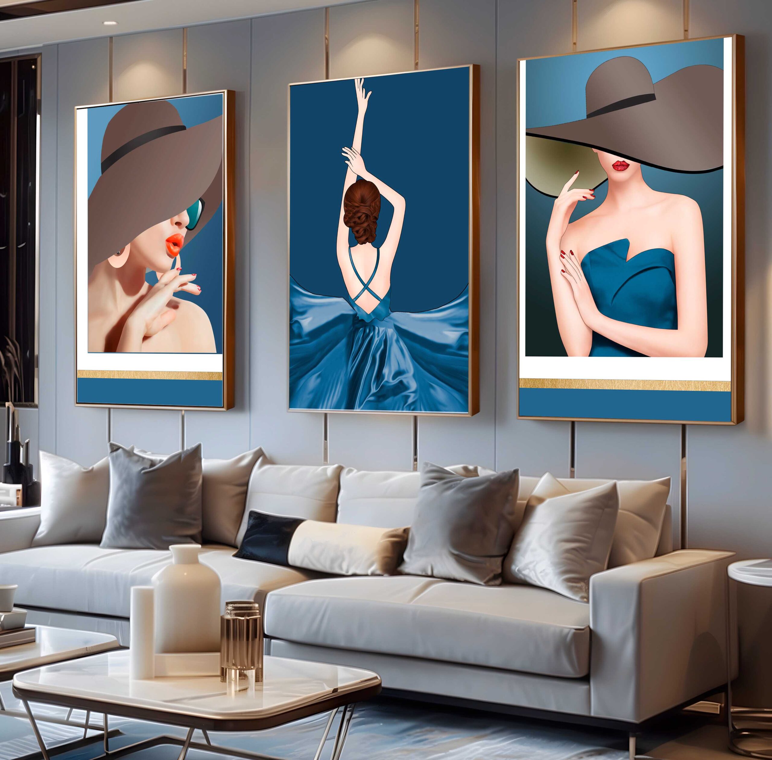 D3 (12) CONJUNTO BELA ARTE MINIMALISTA DECOR - Imagem 1