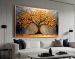 QUADRO PINTURA EM  BELA ÁRVORE ABSTRATA - Imagem 3