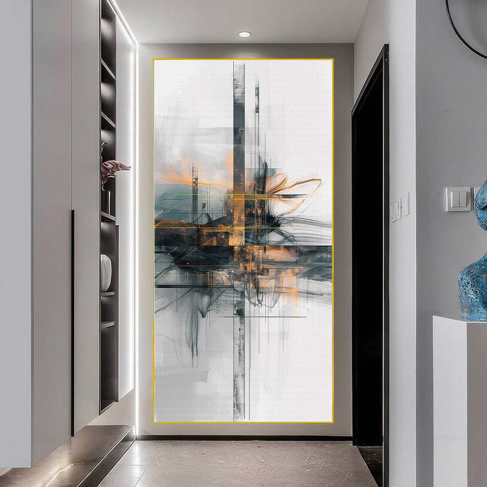 D3 QUADRO UM MODERNO ABSTRATO DECOR - Imagem 3