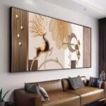 QUADRO UMA ILUSTRAÇÃO MODERNA DE DECORAÇÃO - Imagem 4
