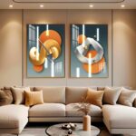 KIT DE DECORAÇÃO 3D GEOMETRICOS MODERNOS - Imagem 4