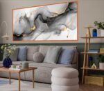 QUADRO EM ARTE ABSTRATA EM PINTURA MODERNA - Imagem 5