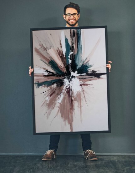 QUADRO EM ABSTRATAO ARTISTICO DECOR