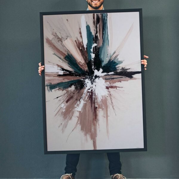 QUADRO EM ABSTRATAO ARTISTICO DECOR