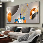 QUADRO EM BELA ARTE DIGITAL MODERNA ILUSTRAÇÃO - Imagem 4