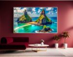 QUADRO EM BELA PAISAGEM AO MAR DE NORONHA - Imagem 4