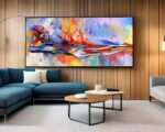 QUADRO BELA ARTE PINTURA ABSTRATA - Imagem 4