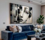 QUADRO BELA ARTE ABSTRATA MINMALISTA DECOR - Imagem 4