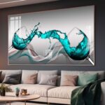 QUADRO ARTE LUXO EM TAÇAS DECOR