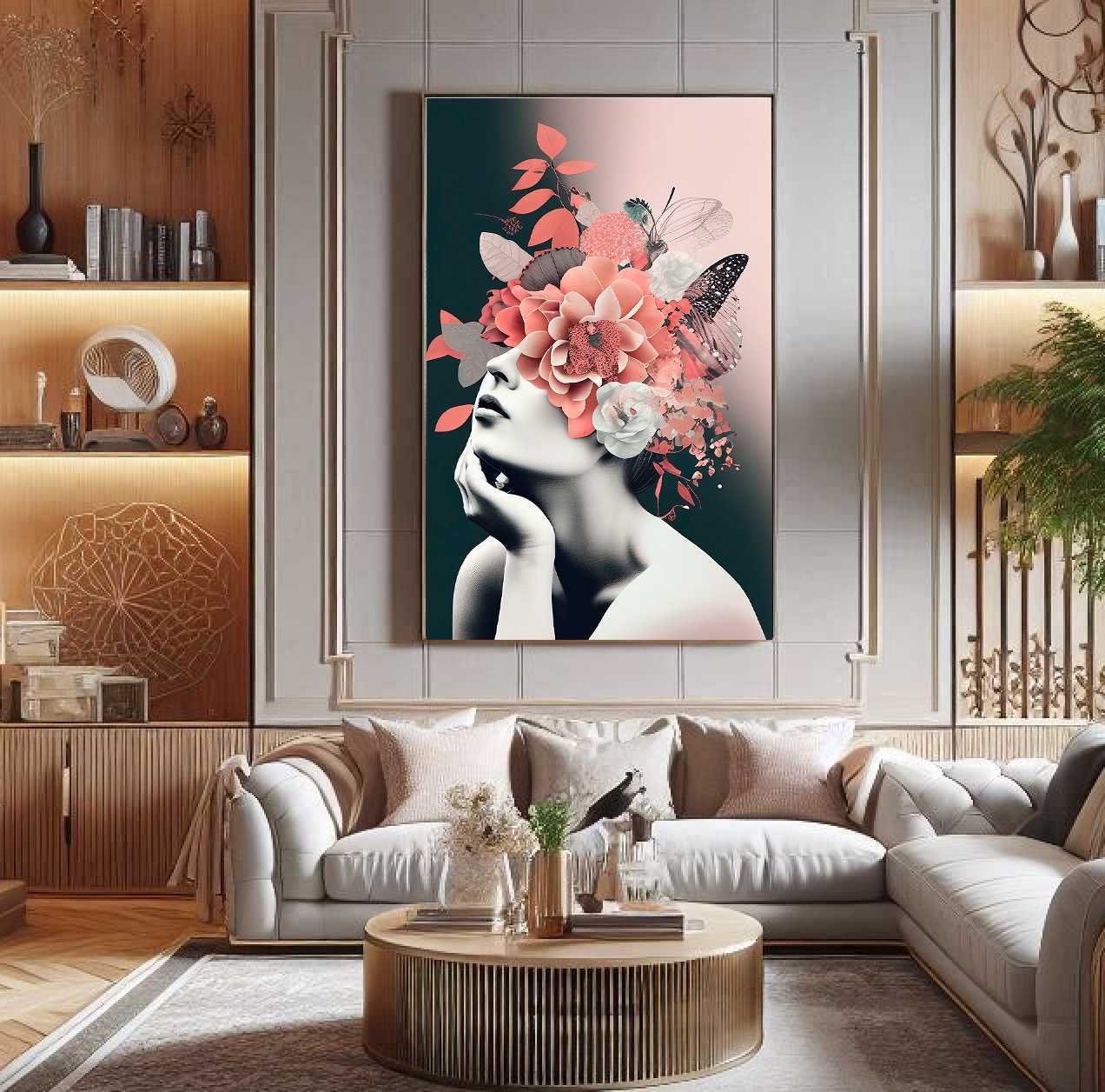 D3 QUADRO BELEZA MINIMALISTA DECOR - Imagem 4