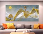 QUADRO EM BELA ARTE MODERNA ILUSTRAÇÃO DECOR - Imagem 4