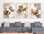 CONJUNTO 3D ABSTRATOS GEOMETRICOS 3D - Imagem 3