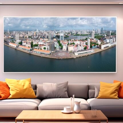 QUADRO MARCO ZERO EM BELO PANORAMICO
