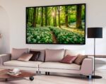 QUADRO PAISAGEM EM LINDA FLORESTA - Imagem 3