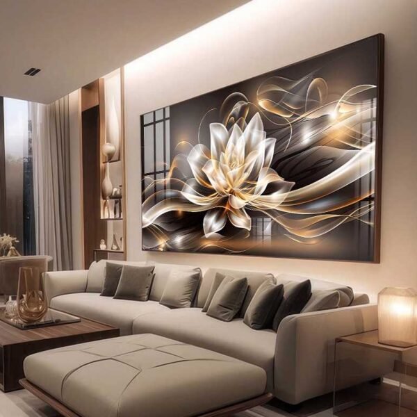 QUADRO ILUSTRAÇÃO DOURADA DECOR
