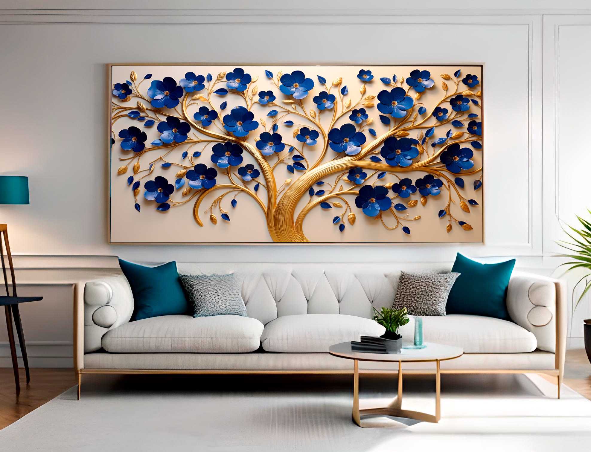 D4 QUADRO ILUSTRAÇÃO ARVORE DECOR - Imagem 1
