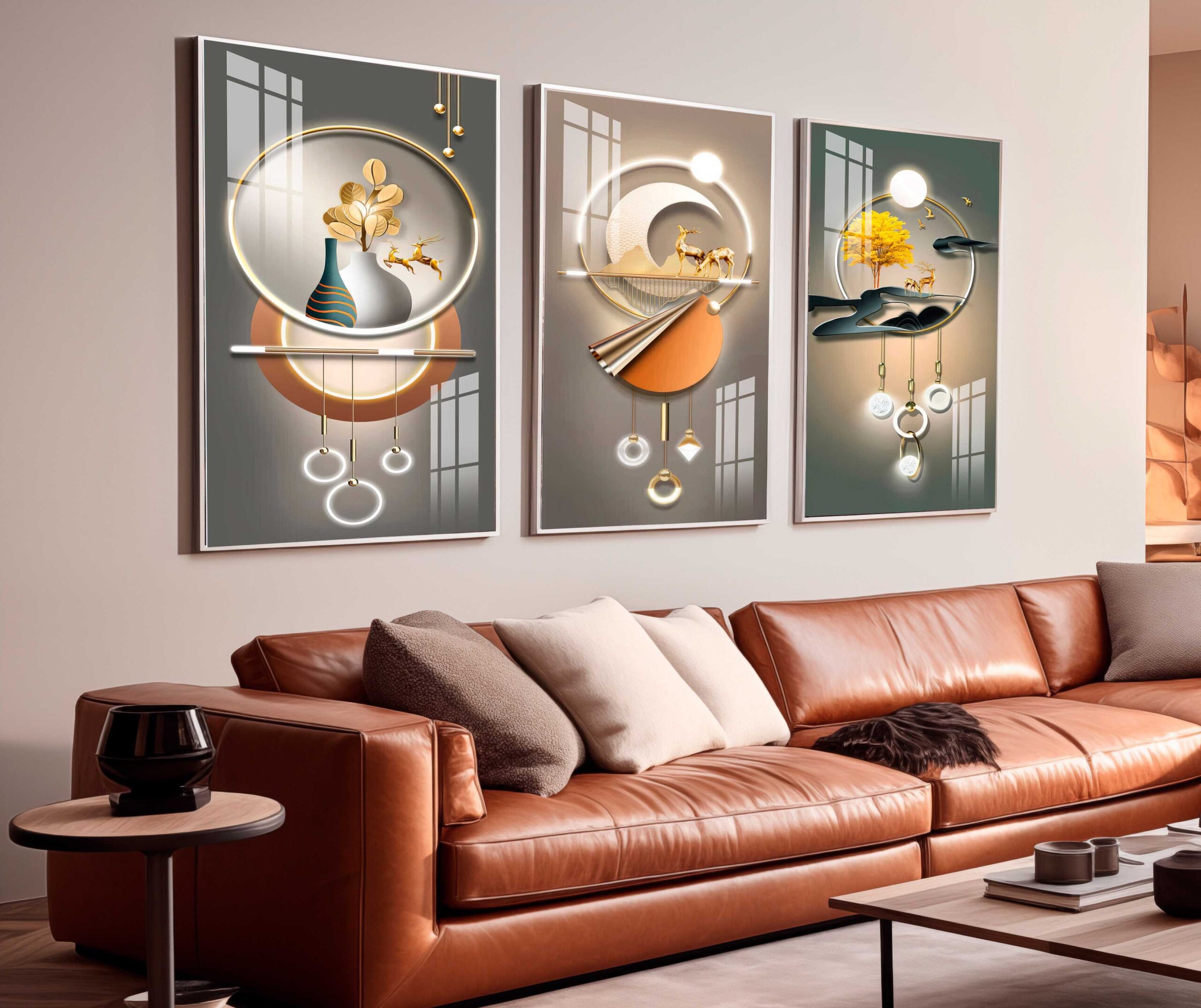 D4 CONJUNTO MODERNO EM ILUSTRAÇÕES DE DECORAÇÃO - Imagem 1