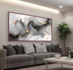 QUADRO EM ARTE ABSTRATA EM PINTURA MODERNA - Imagem 4