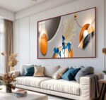 QUADRO EM BELA ARTE DIGITAL MODERNA ILUSTRAÇÃO - Imagem 3