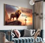 QUADRO INSPIRADOR LEÃO COM FRASE SEJA FORTE - Imagem 2