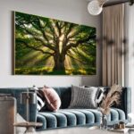 QUADRO EM BELA ÁVORE DA VIDA NATURAL - Imagem 3