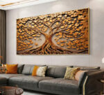 QUADRO ÁRVORE DA VIDA ABSTRATA - Imagem 2