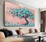 QUADRO EM ARTE DE LINDA ARVORE ABSTRATA - Imagem 3