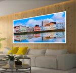 QUADRO RUA DA AURORA REFLEXO  SOBRE A ÁGUA - Imagem 2