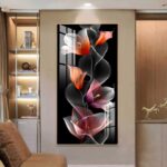 QUADRO EM BELA ARTE ABSTRATO FLORAL - Imagem 3