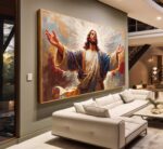 QUADRO JESUS DE BRAÇOS ABERTOS - Imagem 2