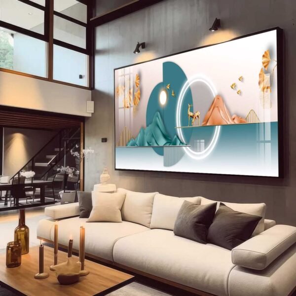 QUADRO EM LINDA ILUSTRAÇÃO ELEGANTE DECOR