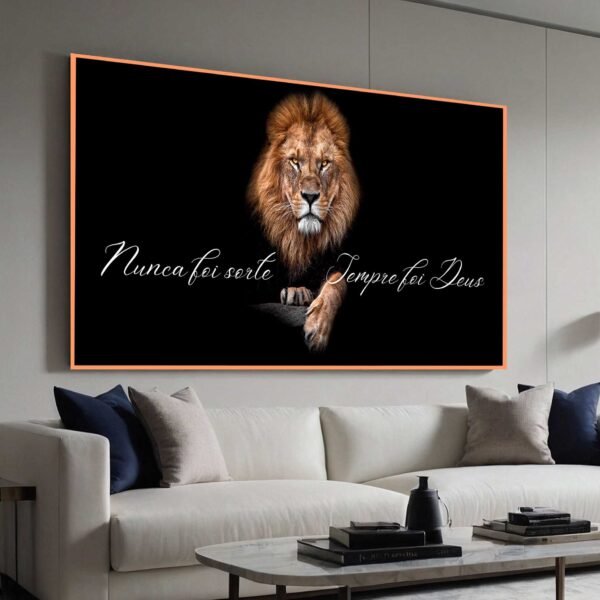 QUADRO NUCA FOI SORTE SEMPRE FOI DEUS